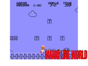 Mario Line World (SMB1 Hack) [o1] Cover